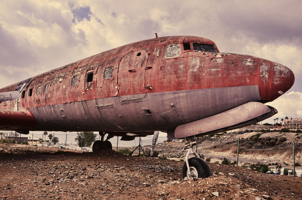 gammele vliegtuig - Foto, afbeelding