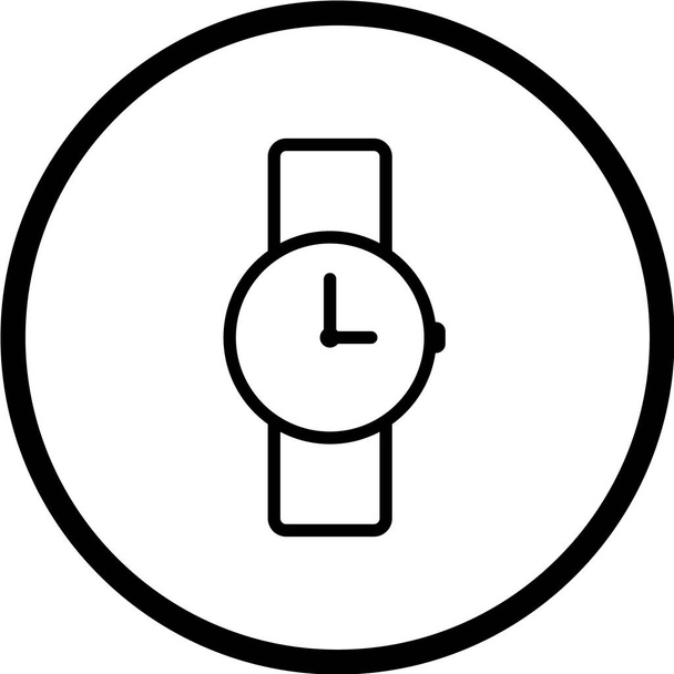 διανυσματική απεικόνιση, απλό ρολόι εικονίδιο  - Διάνυσμα, εικόνα