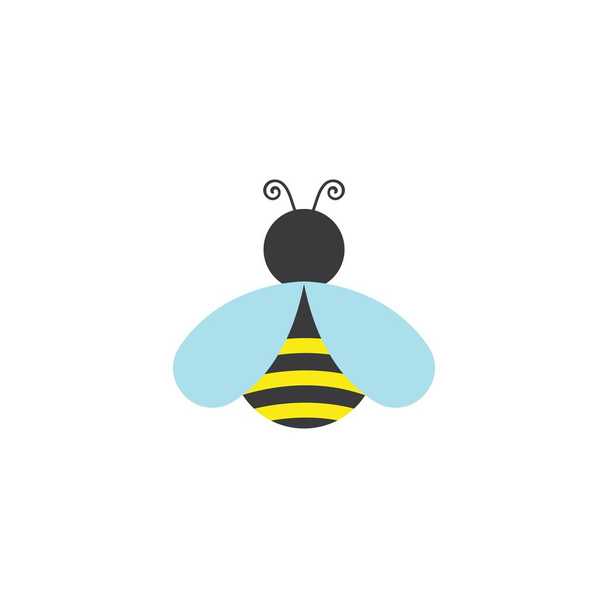 miel Bee Logo Plantilla vector icono ilustración diseño
 - Vector, Imagen