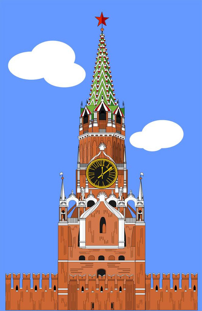 kuuluisa punainen neliö ja Kreml
 - Valokuva, kuva