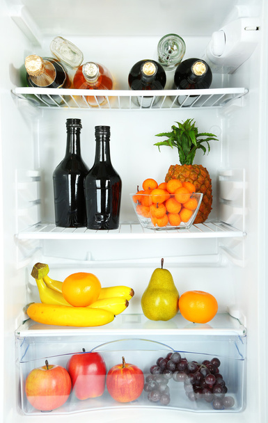 Refrigerator full of food - 写真・画像
