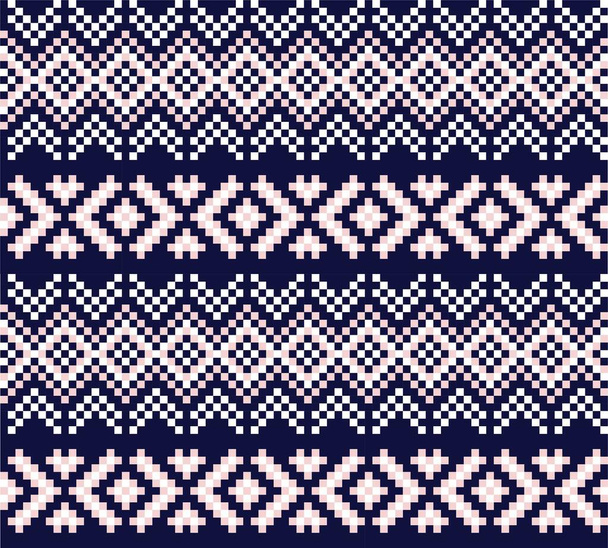 Rosa Marinha Natal justo ilha padrão fundo para têxteis de moda, malhas e gráficos - Vetor, Imagem