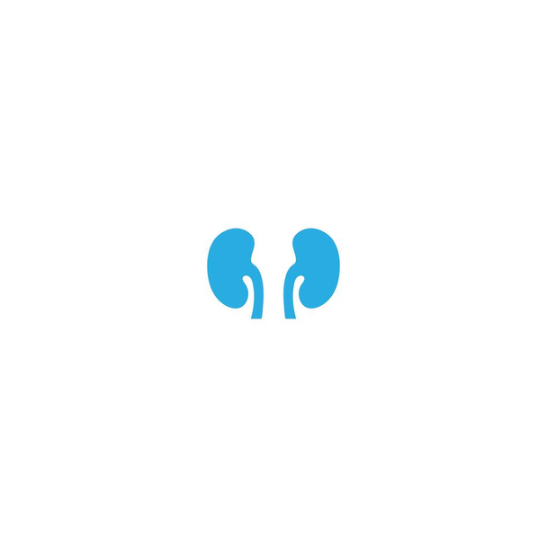 Urológiai logó, vese logó ikon gyógyító illusztráció - Vektor, kép