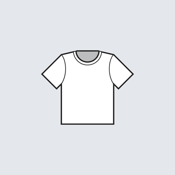 白いvネックポロシャツ長袖アイコン-スリムフィットまたは女性のシャツ-生産衣類、広告、アパレルテキスタイルの使用のために - ベクター画像