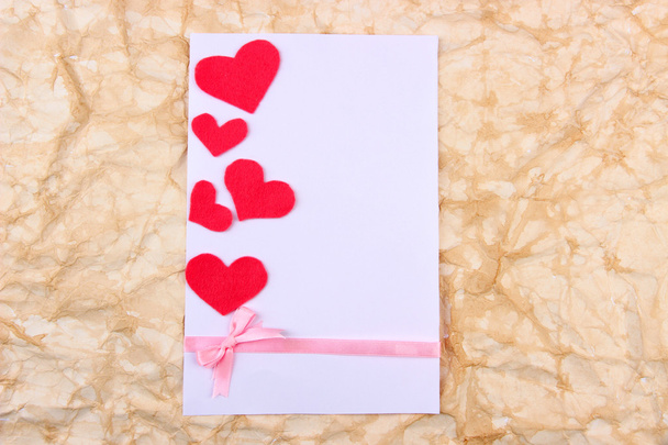 güzel romantik arka plan dekoratif yürekleri - Fotoğraf, Görsel