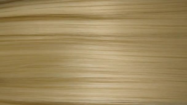 Healthy blonde hair as background - Materiał filmowy, wideo