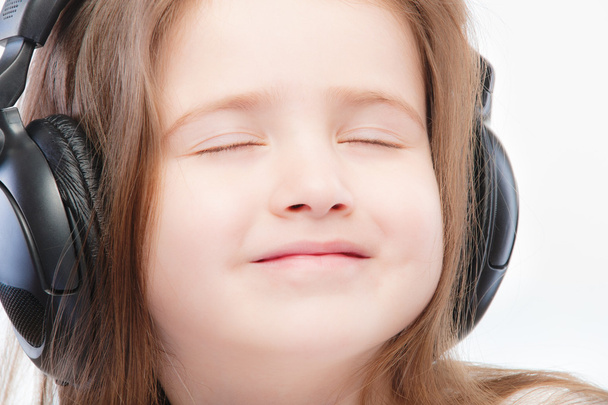 gyönyörű gyermek óvodai fejhallgató - Fotó, kép