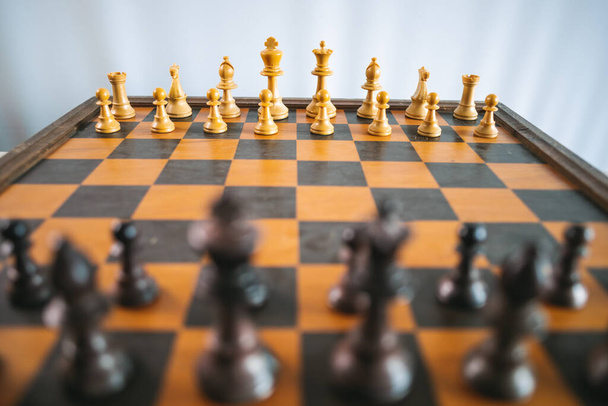 концепція шахової гри крупним планом
 - Фото, зображення