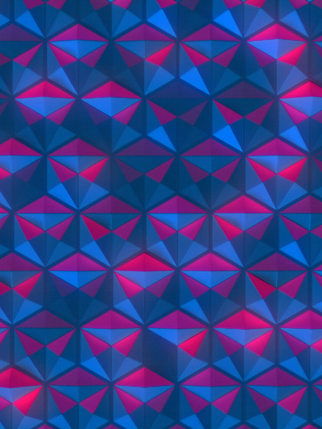 3d rendering hexagonal shape digital illustration in modern style. Corporate identity template. Colorful mosaic background. Geometric cover - Fotoğraf, Görsel