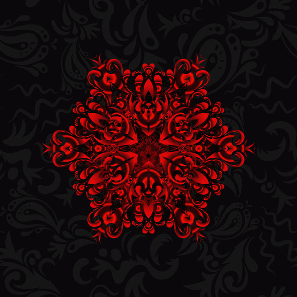 Color seamless floral vector pattern  - Vektor, Bild
