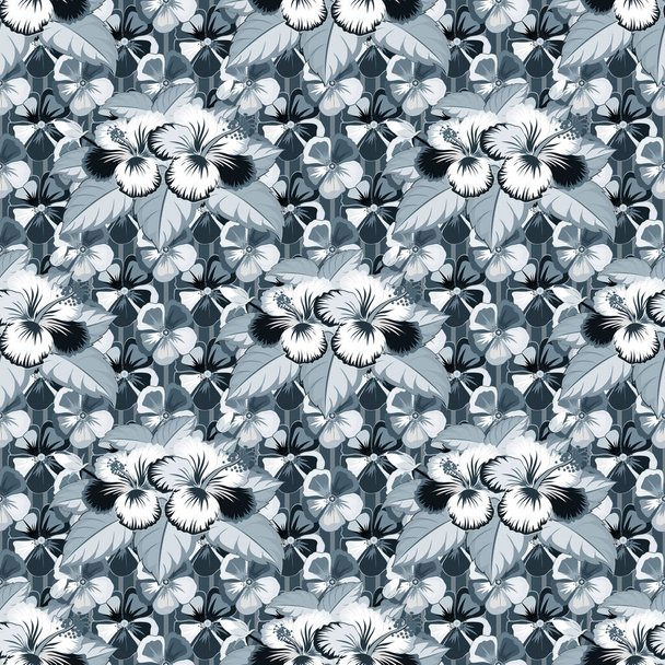 Винтажный цветочный орнамент. Абстрактный классический бесшовный шаблон
 - Вектор,изображение