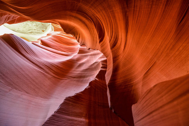 Interior of Antiloppe canyon, page, Arizona USA - Фото, зображення