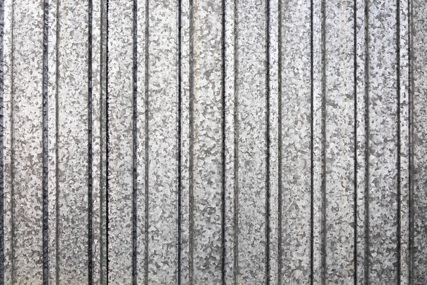 Chapa metálica ondulada gris
.  - Foto, imagen