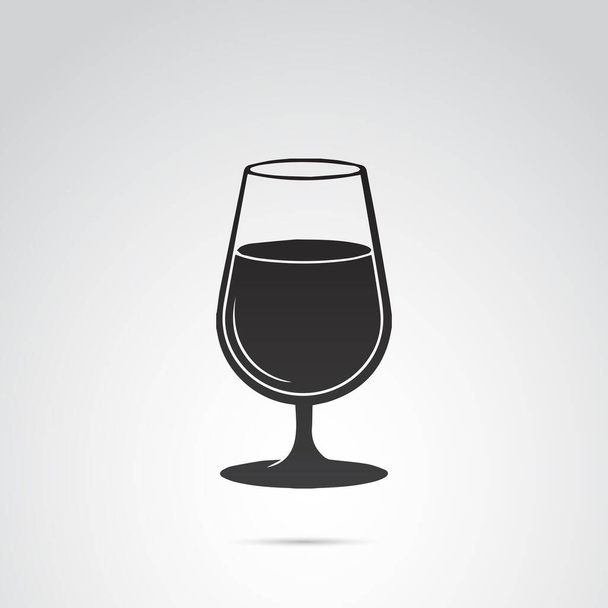 beer glass icon, simply vector illustration  - Vektor, Bild