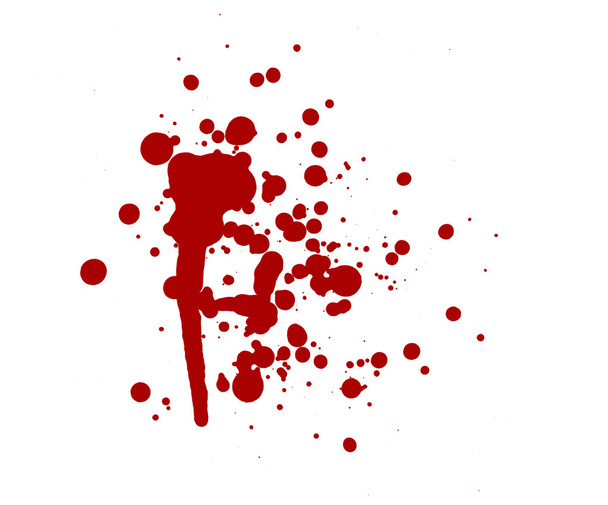 Кровь Splatters капает - Фото, изображение
