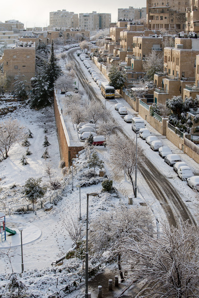 Nieve en Jerusalén
 - Foto, Imagen