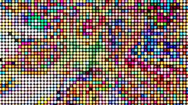 fondo de puntos abstractos Textura metálica colorida Lámina olográfica, Papel pintado ondulado, ondulaciones fluidas, superficie metálica líquida, espectro de aura esotérica, colores de tonos brillantes, diseño de moda. 4k
 - Metraje, vídeo
