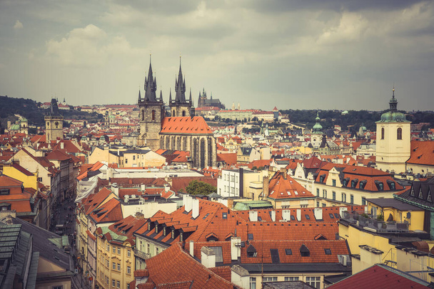 Архитектура и архитектура Праги в Чехии
 - Фото, изображение