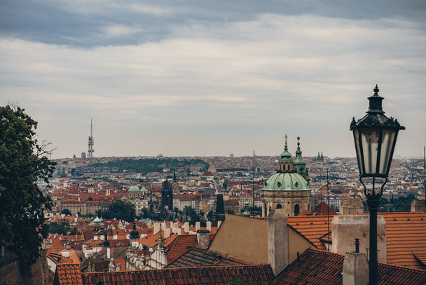 Skyline from Castle Architecture and landmark of Prague in Czech Republic - Foto, Bild