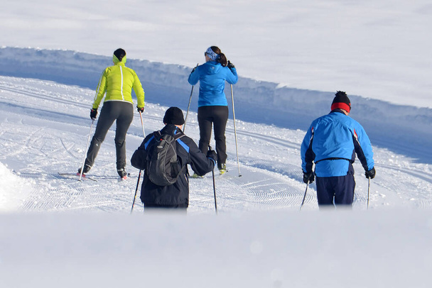 O país das maravilhas do inverno Gosau, no sul da Alta Áustria, é um paraíso para esqui cross-country. - Foto, Imagem