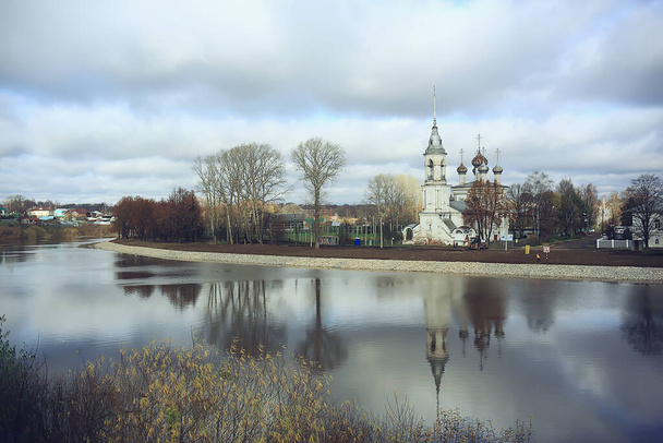 Vologda church, Orthodox Christian church, Vologda monastery Russian North, pilgrims tourism - 写真・画像