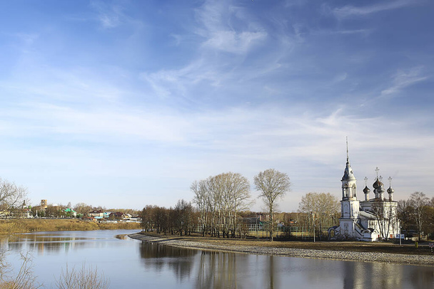 Vologda church, Orthodox Christian church, Vologda monastery Russian North, pilgrims tourism - Photo, Image