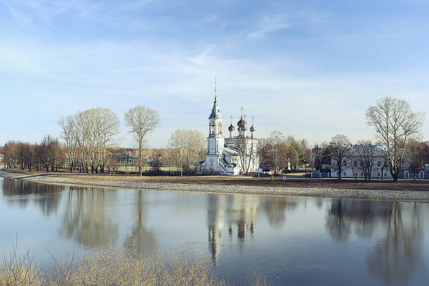 Vologda church, Orthodox Christian church, Vologda monastery Russian North, pilgrims tourism - Fotografie, Obrázek
