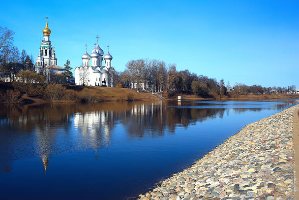 Vologda church, Orthodox Christian church, Vologda monastery Russian North, pilgrims tourism - Foto, immagini