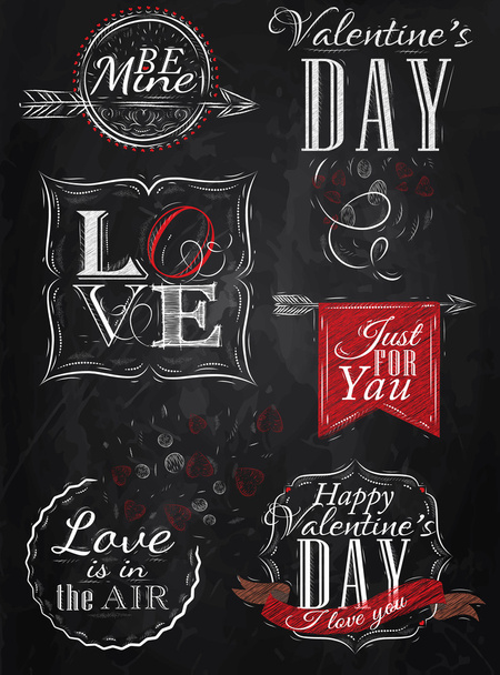 Collezione lettering San Valentino
 - Vettoriali, immagini