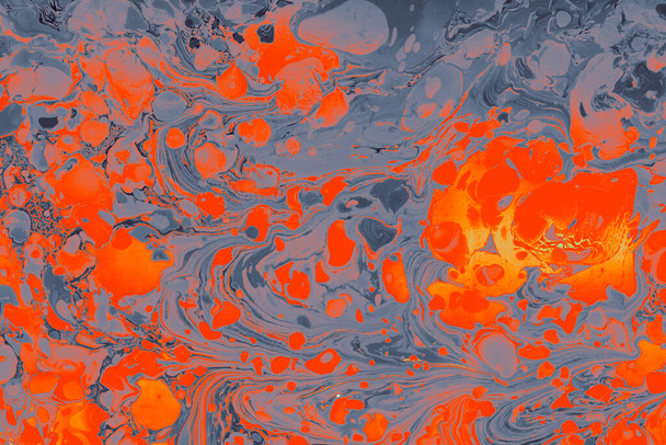 marbling art patterns as abstract colorful background - Photo, Image