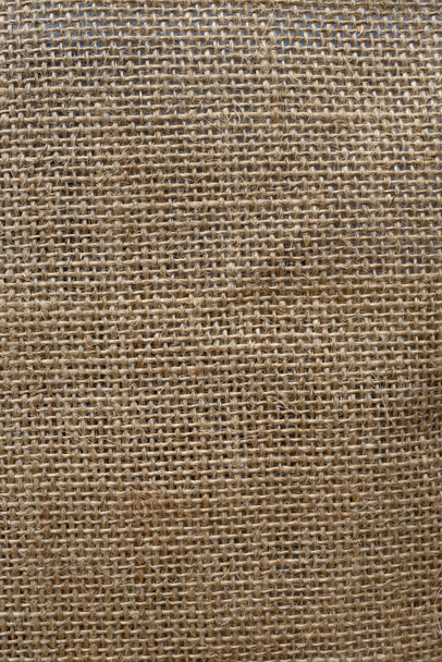 Brown sack fabric background,vertical - Photo, Image