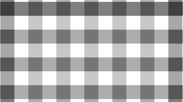 zwart naadloze gingham patroon illustratie - Foto, afbeelding