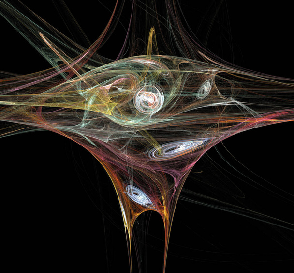 image of one  Illustration of digital fractal - Foto, afbeelding