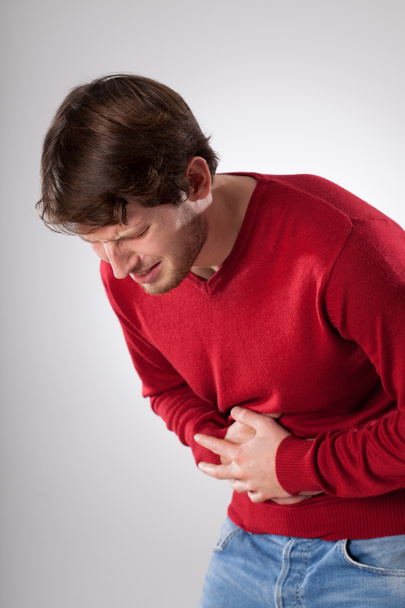 Stomach pain - Foto, afbeelding