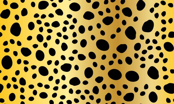 Leopard Print. Spotted Texture. Seamless Pattern. - Vector, Image