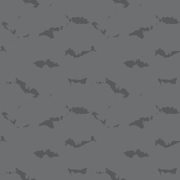 Grijze Camouflage abstracte naadloze patroon achtergrond geschikt voor mode textiel, graphics - Vector, afbeelding