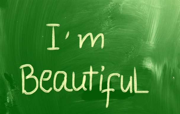 I Am Beautiful Concept - Photo, Image