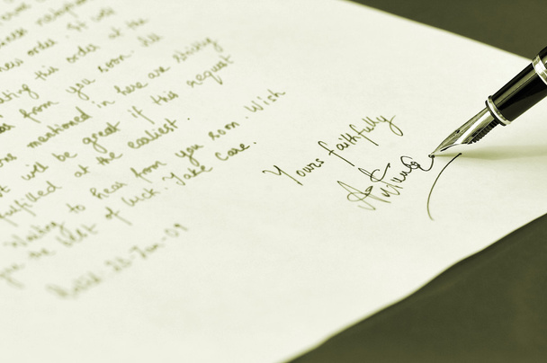 escribir carta como en los viejos tiempos
 - Foto, imagen