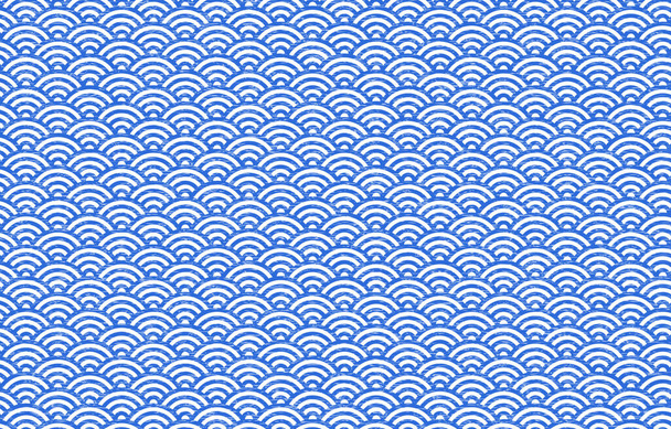 Modello giapponese con ombreggiatura bianca su sfondo trasparente blu: Aomi wave
 - Vettoriali, immagini