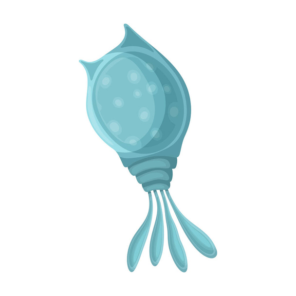 Plankton vector icon.Cartoon vector icon isolated on white background plankton. - Vektor, obrázek