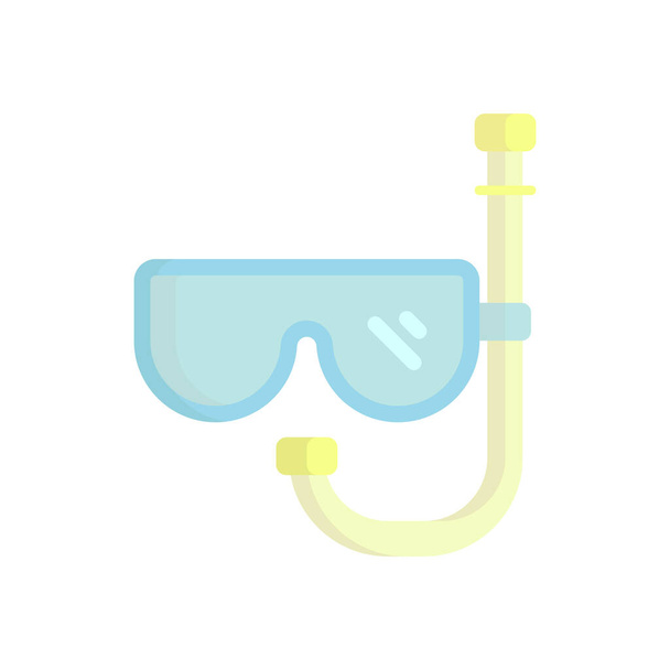 Піктограма маски окулярів для дайвінгу Векторні ілюстрації. підходить для дизайну сайту
 - Вектор, зображення