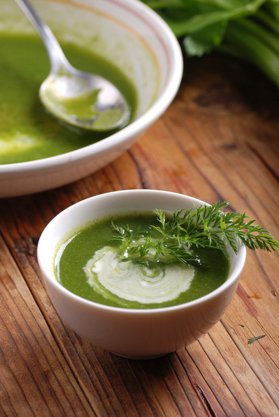 fresh soup of celery - Foto, Bild