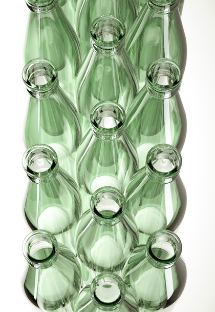 Empty glass bottles - Fotó, kép