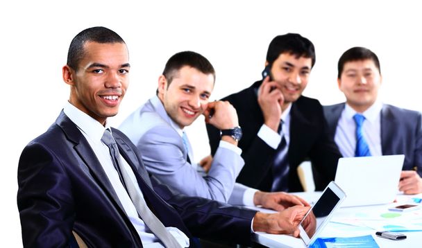 Gente de negocios discutiendo en una reunión
 - Foto, imagen