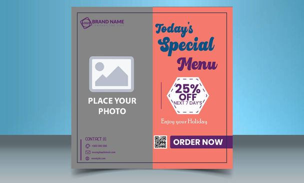 Business Instagram and Social Ad Template - Vector, Image