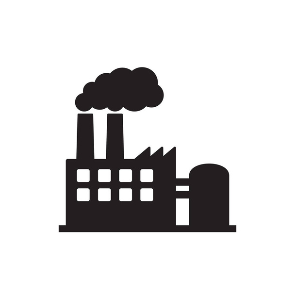 Vektorová ilustrace ikony průmyslu, ikona továrny. - Vektor, obrázek