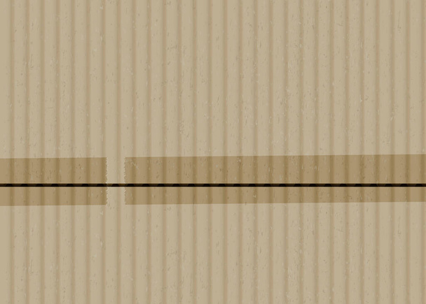 Cartón con tiras de cinta adhesiva fondo vectorial realista
 - Vector, Imagen