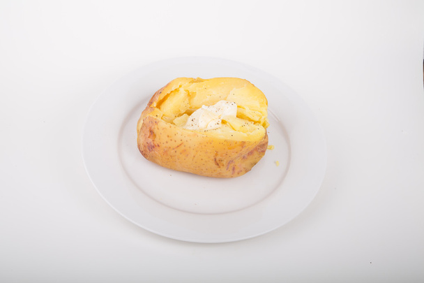 καυτή πατάτα ψητή yukon gold - Φωτογραφία, εικόνα