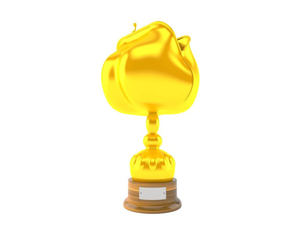 Trofeo monedero aislado sobre fondo blanco. ilustración 3d
 - Foto, imagen