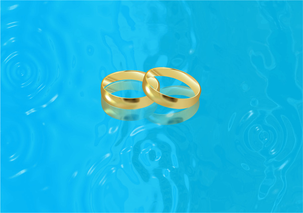 結婚指輪 - ベクター画像